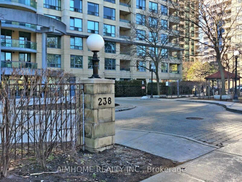 For Lease: 238 Doris Avenue 1007, Toronto C14, ON M2N 6W1, Toronto C14, ON
