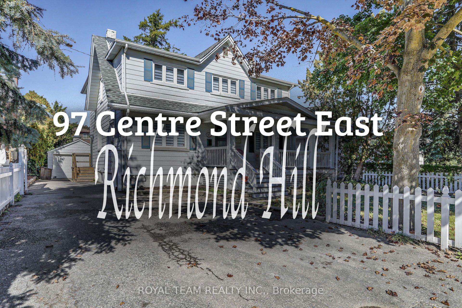 For Sale: 97 Centre Street E, Richmond Hill, ON L4C 1A3, Richmond Hill, ON