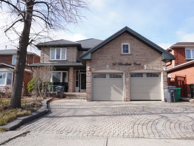 For Sale: 60 Brookfield Court, Brampton, ON L6Y 4K4, Brampton, ON