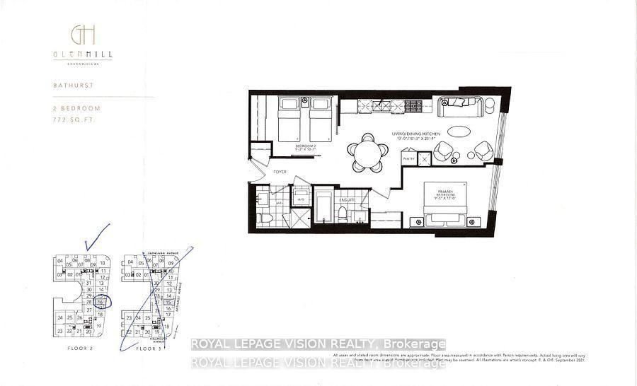 For Lease: 505 Glencairn Avenue 216, Toronto, ON M6B 0B2, Toronto C04, ON