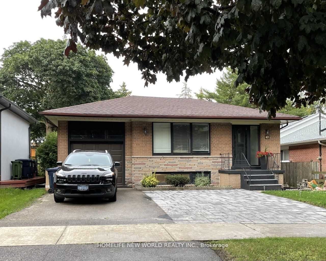 For Lease: 43 Blaketon Road Lower, Toronto, ON M9B 4W4, Toronto W08, ON